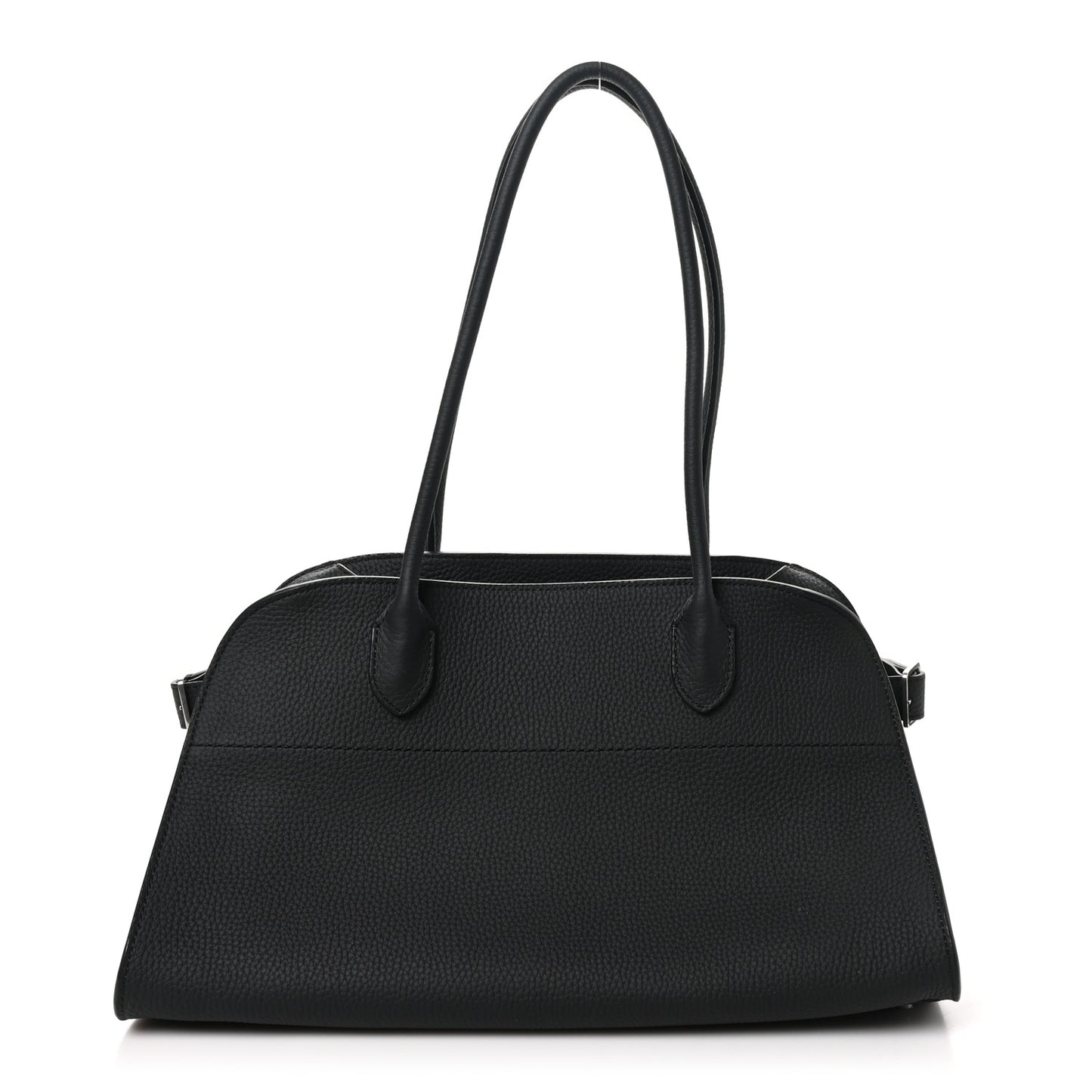 Grained Calfskin Margaux Shoulder 12 Black
