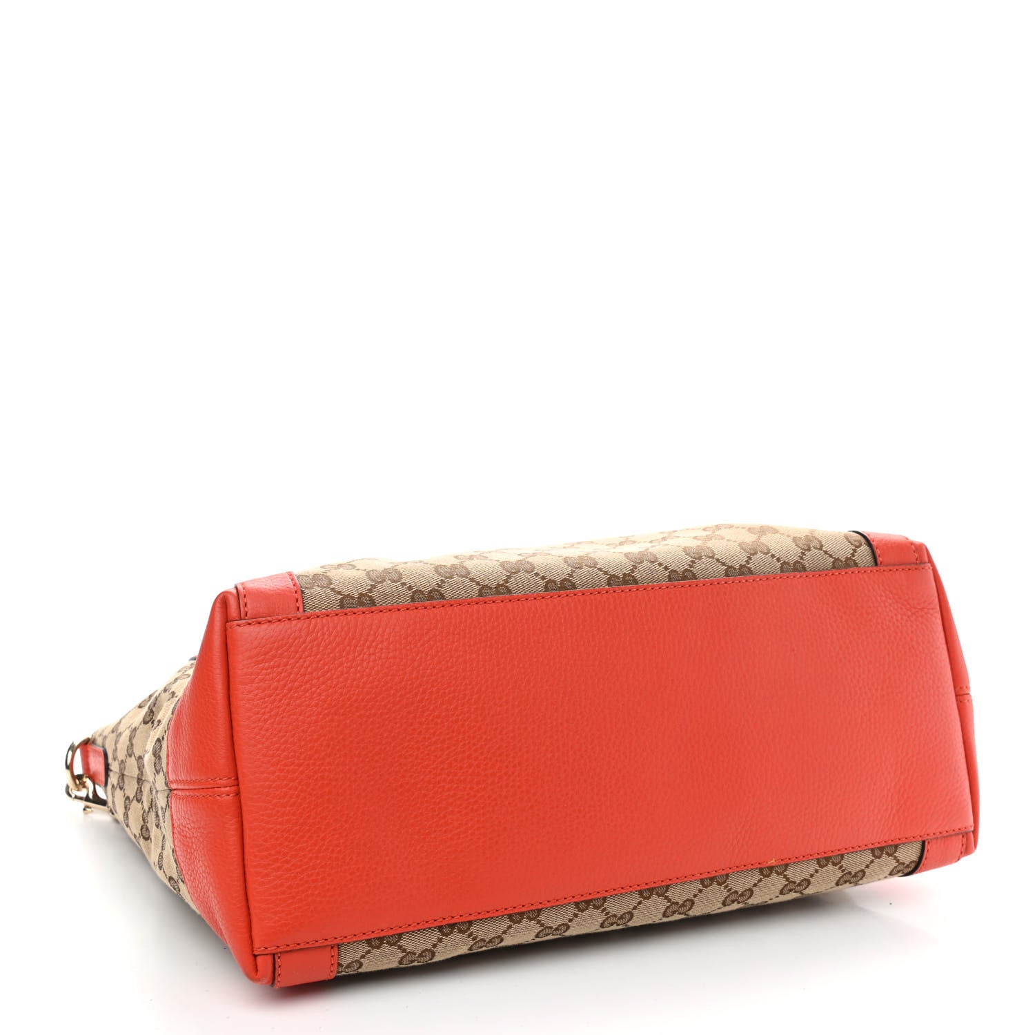 Gucci Monogram Cellarius Calfskin Medium Miss GG Top Handle Bag Beige Ebony New Dark Orange 4 of 14