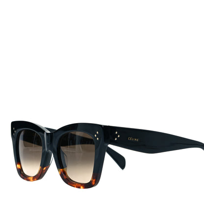 Celine Catherine Sunglasses CL 41098/F/S Black Havana 1 of 6