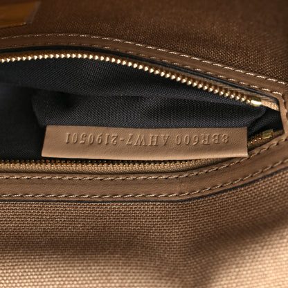 Fendi Canvas Vitello King FF Multicolor Embroidered Baguette Multicolor Cuoio 7 of 10