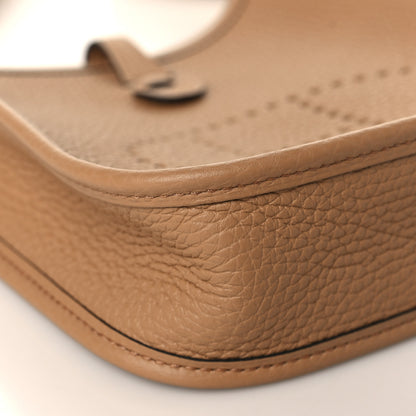 Hermes Taurillon Clemence Amazone Evelyne TPM Chai 8 of 9