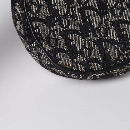 Christian Dior Monogram Mini Saddle Pochette Black 10 of 12