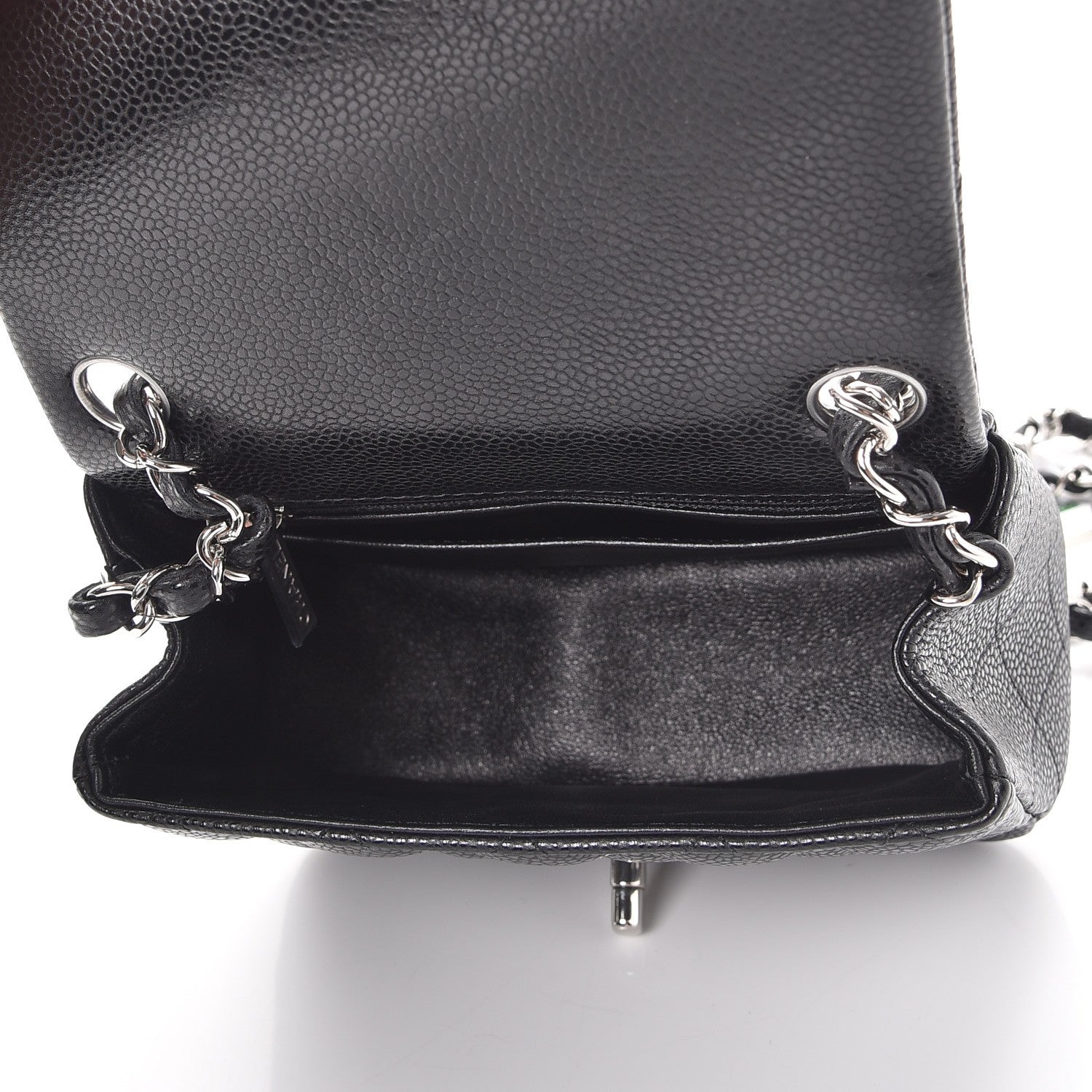 Chanel Caviar Quilted Mini Square Flap Black 5 of 8