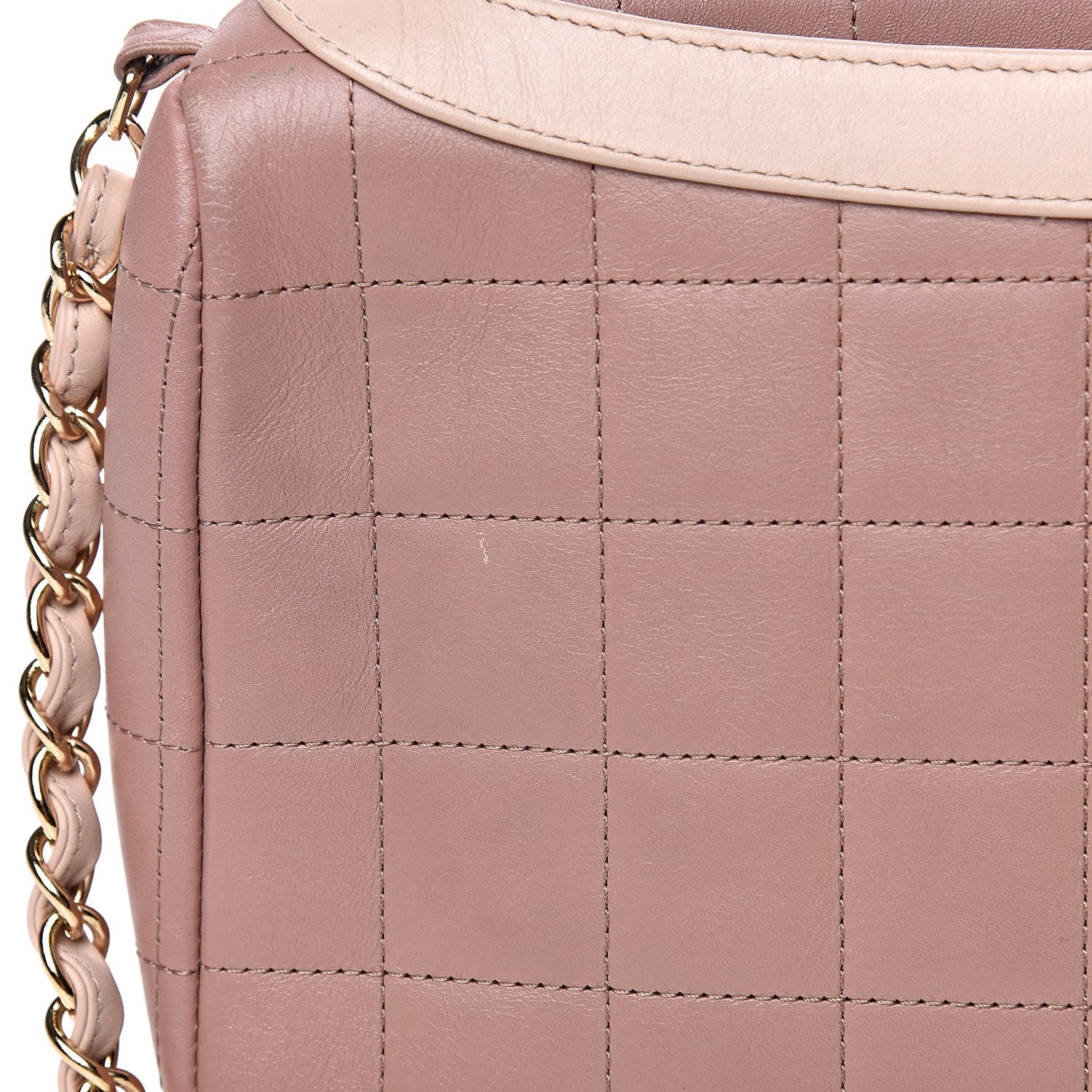 Chanel Calfskin Quilted Small Girl Shoulder Bag Beige 10 of 13