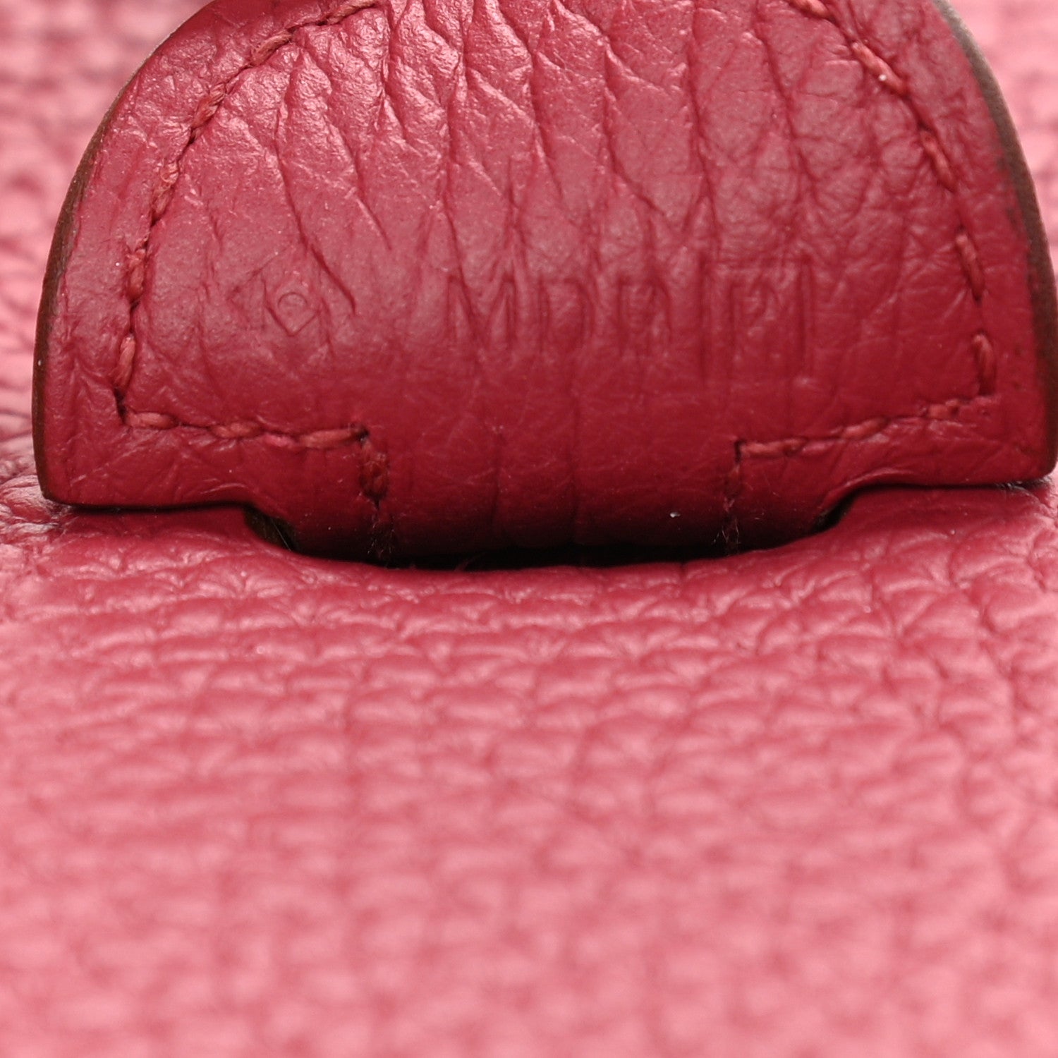 Hermes Taurillon Clemence Evelyne III PM Rubis 6 of 11