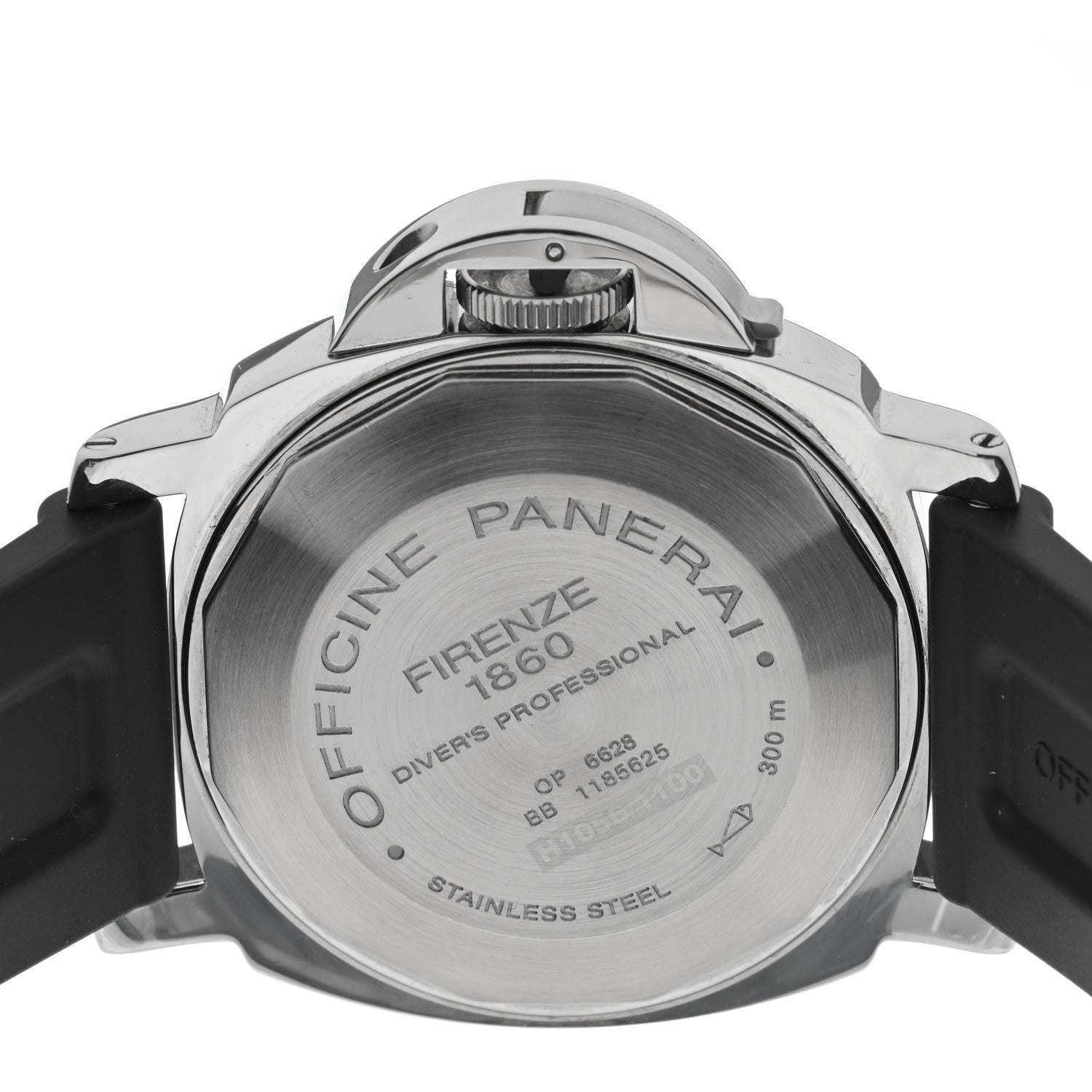 Panerai Stainless Steel Rubber 44mm Luminor Submersible Automatic Watch Black PAM00024 4 of 6