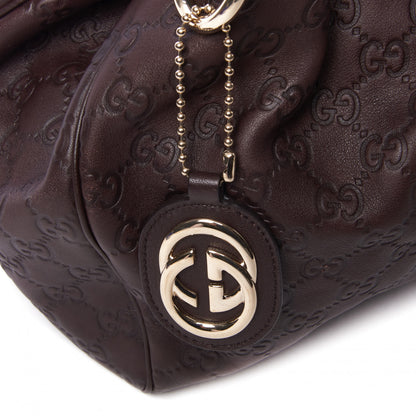 Gucci Guccissima Medium Sukey Tote Chocolate 6 of 10