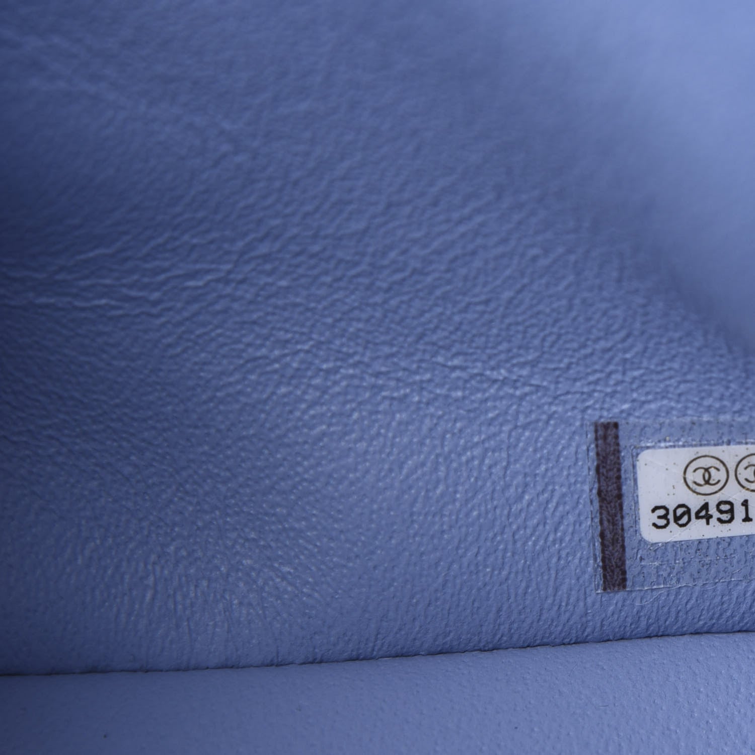 Chanel Lambskin Quilted Mini Rectangular Flap Light Blue 9 of 11
