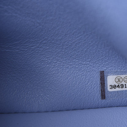 Chanel Lambskin Quilted Mini Rectangular Flap Light Blue 9 of 11