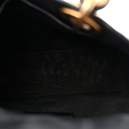 Christian Dior Crinkled Patent Cannage Small Lucky Badges My Lady Dior Black 5 of 13