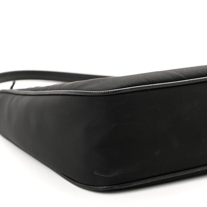 Prada Tessuto Nylon Saffiano Mini Re-Edition 2005 Bag Black 8 of 9