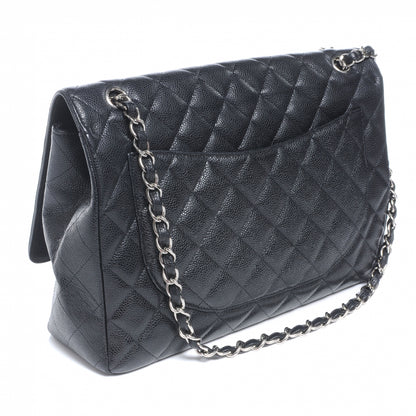 Chanel Caviar Maxi Single Flap Black 10 of 12