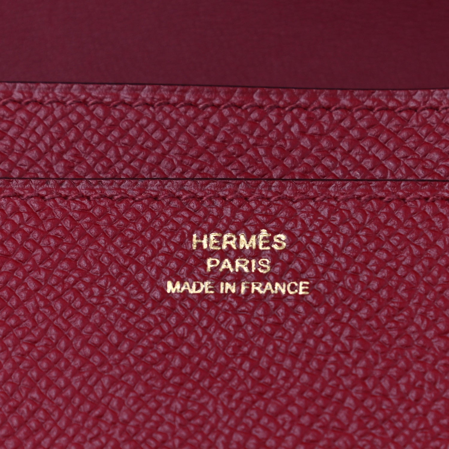 Hermes Epsom Constance Long Wallet Rouge Grenat 6 of 8