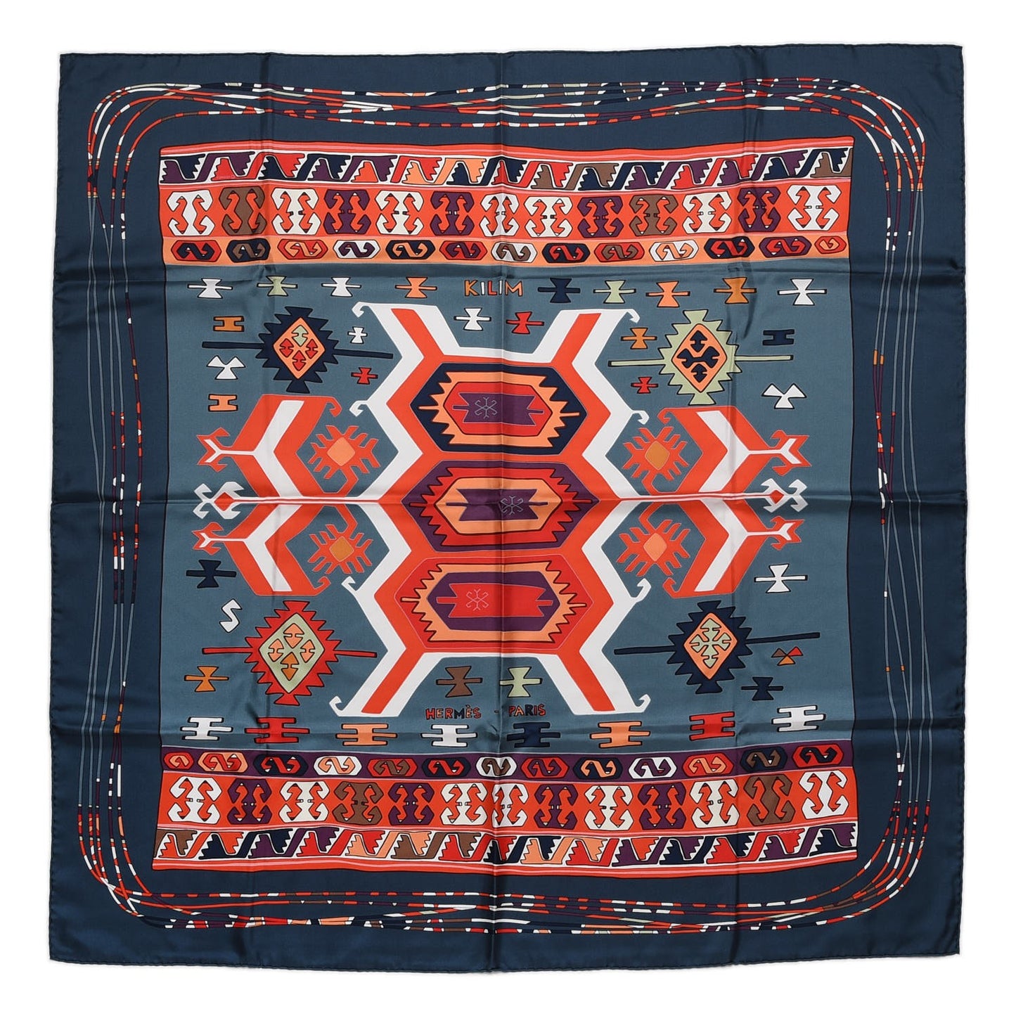 Silk Kilim Scarf 90