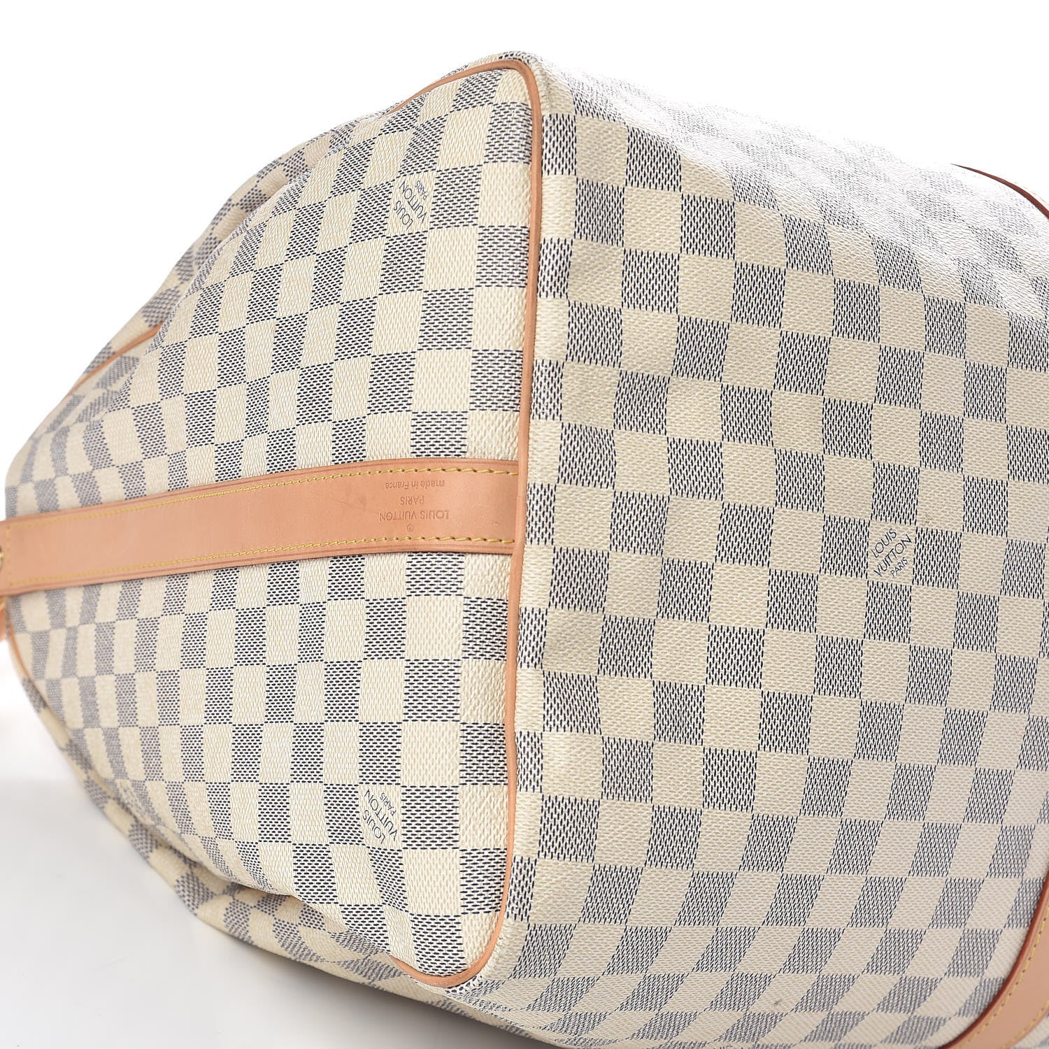 Louis Vuitton Damier Azur Keepall Bandouliere 55 10 of 13