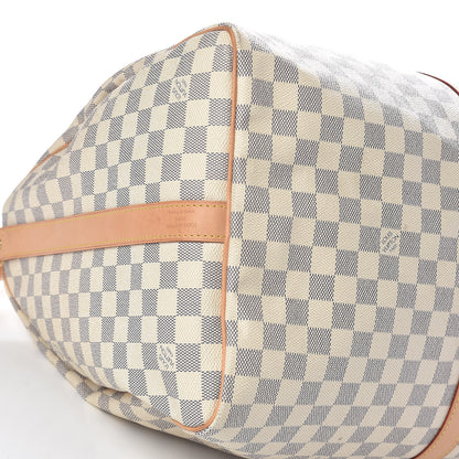 Louis Vuitton Damier Azur Keepall Bandouliere 55 10 of 13