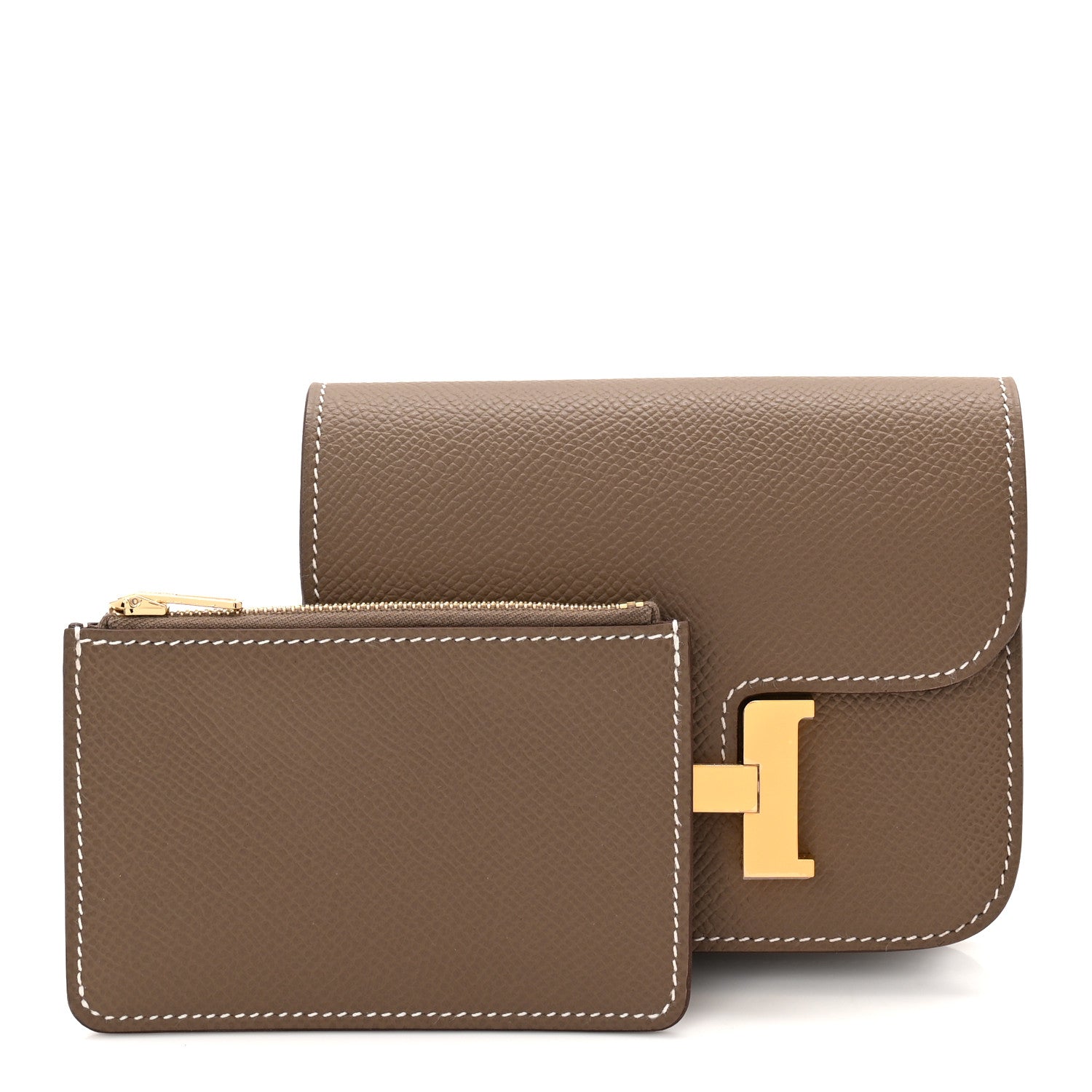 Hermes Epsom Constance Slim Wallet Etoupe 2 of 9