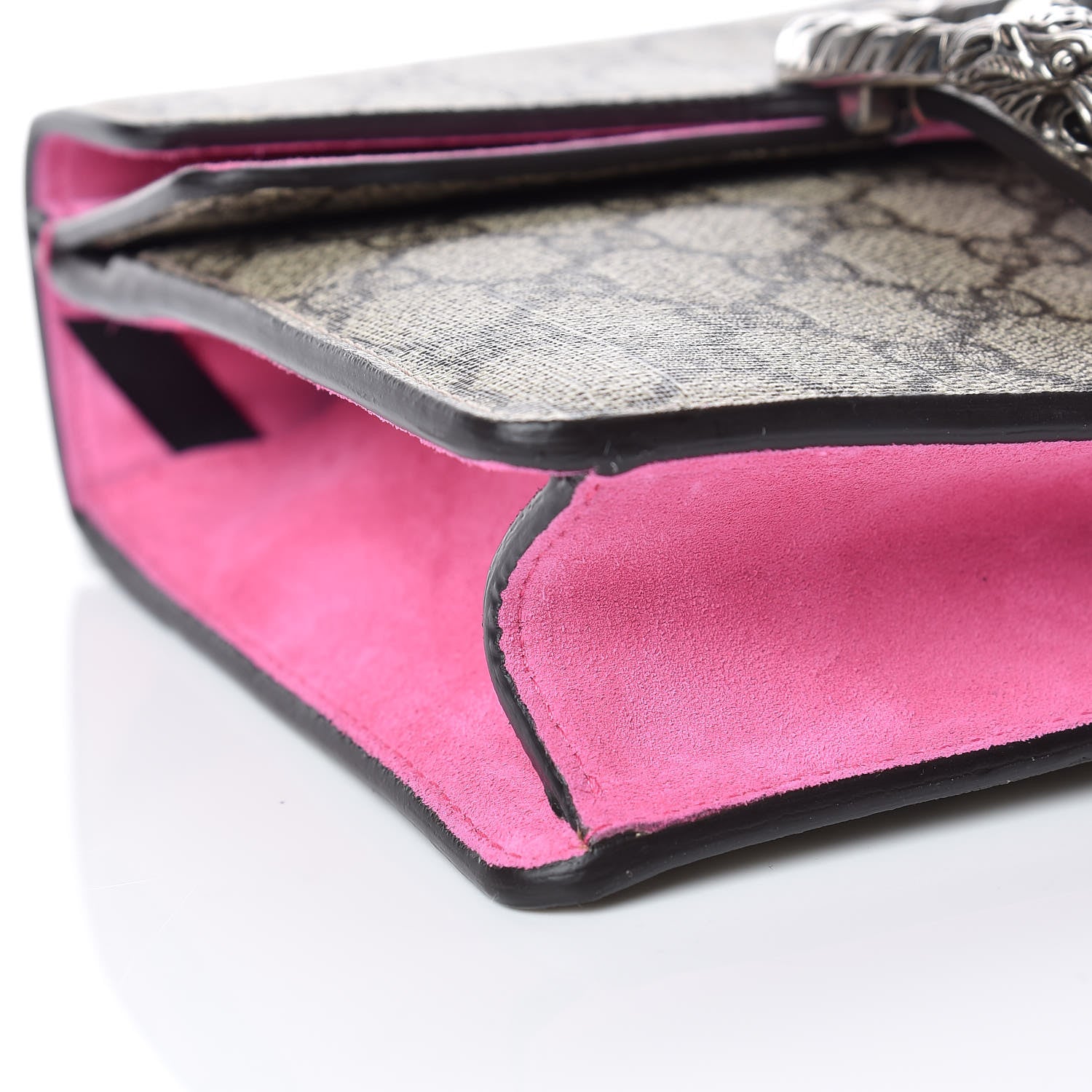 Gucci GG Supreme Monogram Mini Dionysus Shoulder Bag Pink 6 of 14