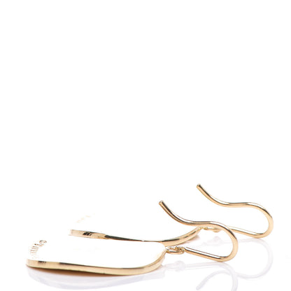 Tiffany 18K Yellow Gold Large Notes Round Drop Earrings 3 of 4