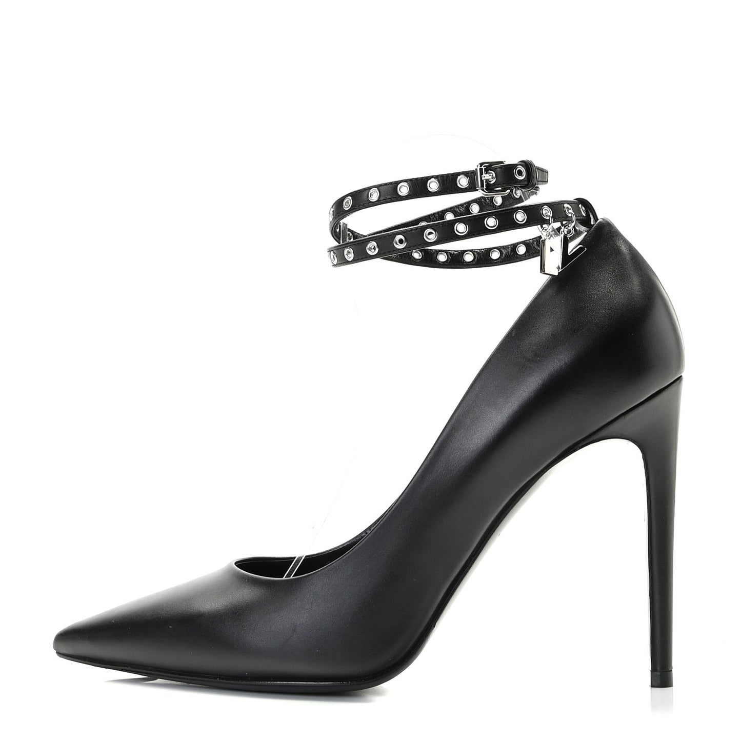 Calfskin Call Back Pumps 39.5 Black