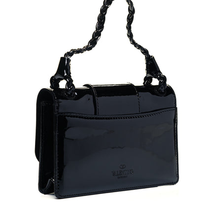 Valentino Garavani Patent Histoire Flap Black 3 of 8