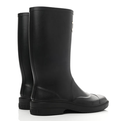 Chanel Caoutchouk CC High Boots 39 Black 4 of 13