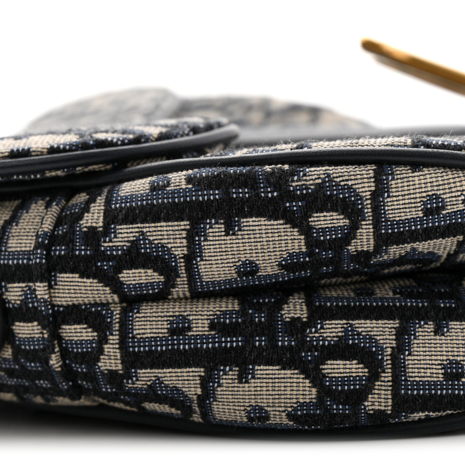 Christian Dior Oblique Saddle Bag Blue 9 of 11