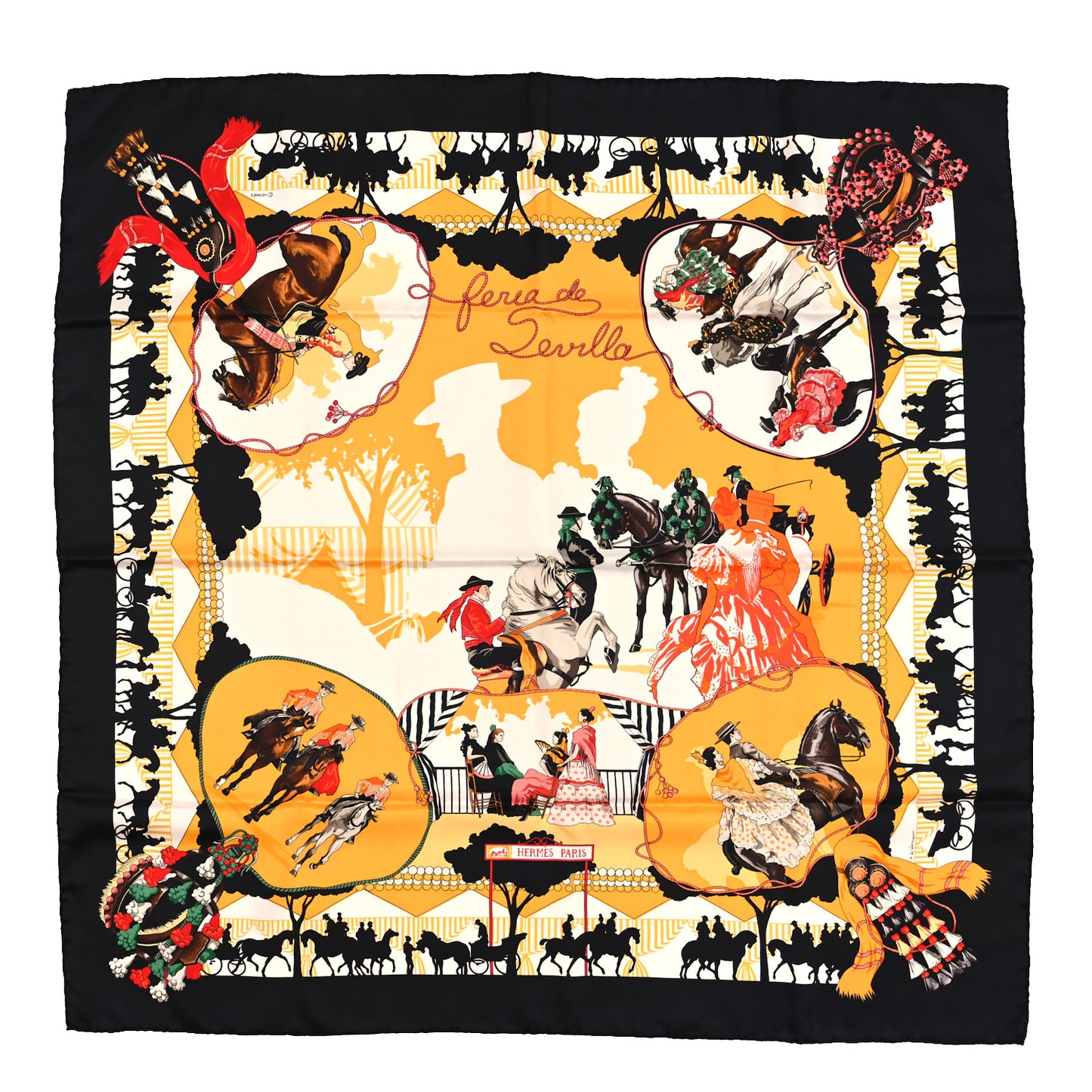 Silk Feria de Sevilla Scarf 90