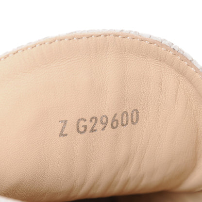 Chanel Crackled Calfskin High Top Espadrilles 41 Light Beige Black 9 of 10