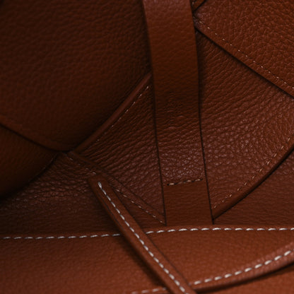 Loewe Soft Grained Calfskin Woven Basket Bag Tan 8 of 11