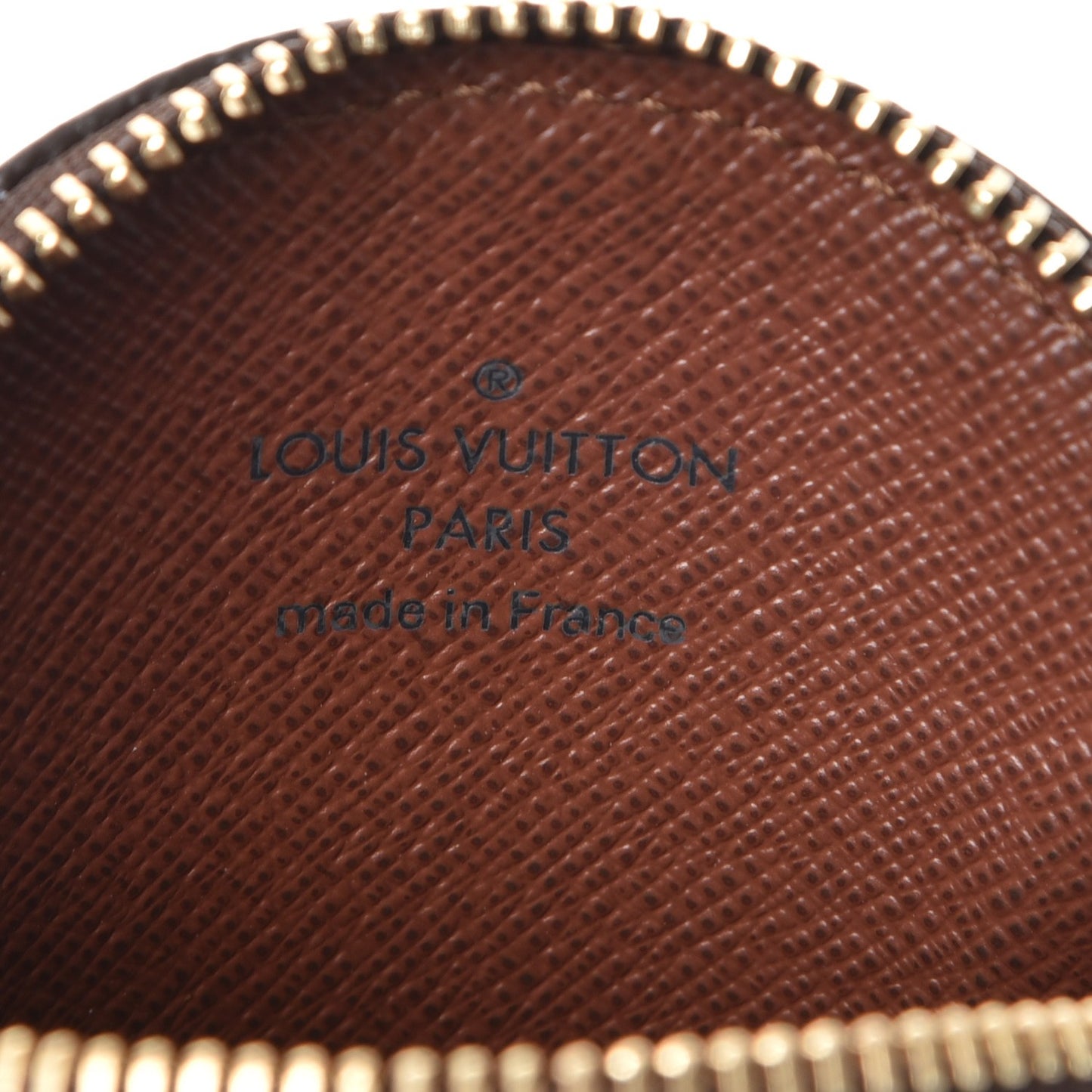 Monogram Round Coin Purse