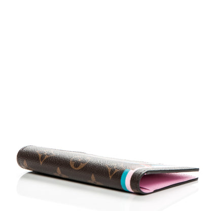 Louis Vuitton Monogram 2016 Christmas Animation Passport Cover Rose Ballerine 4 of 12