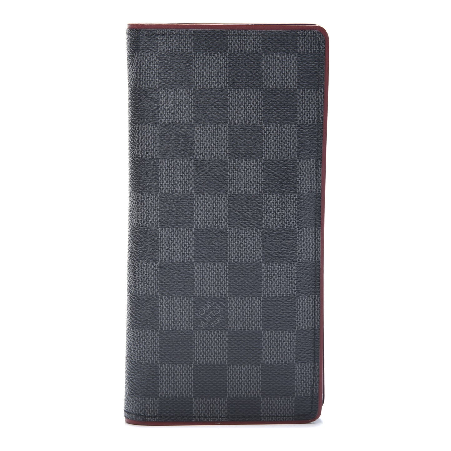 Damier Graphite Brazza Wallet Bordeaux