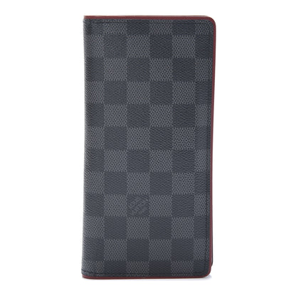 Louis Vuitton Damier Graphite Brazza Wallet Bordeaux 1 of 11