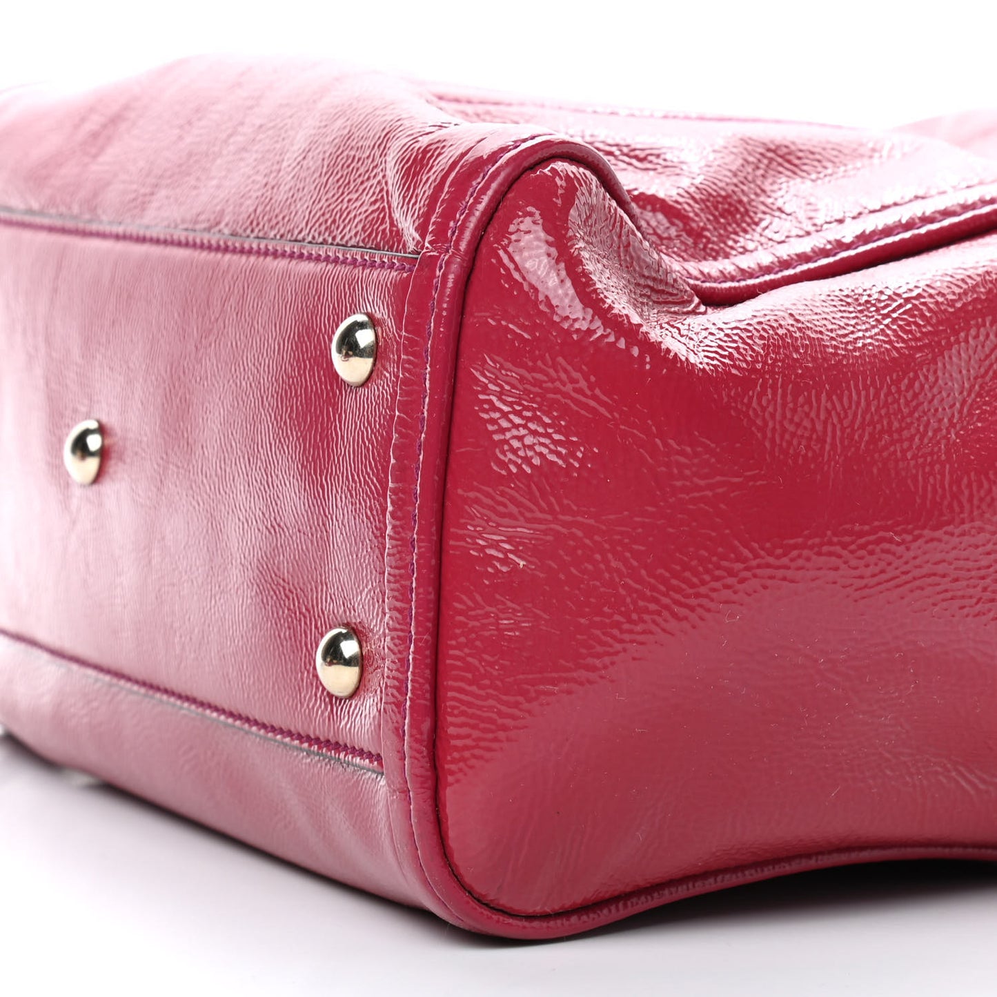 Patent Small Soho Shoulder Bag Bright Bougainvillea