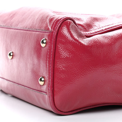 Gucci Patent Small Soho Shoulder Bag Bright Bougainvillea 7 of 9