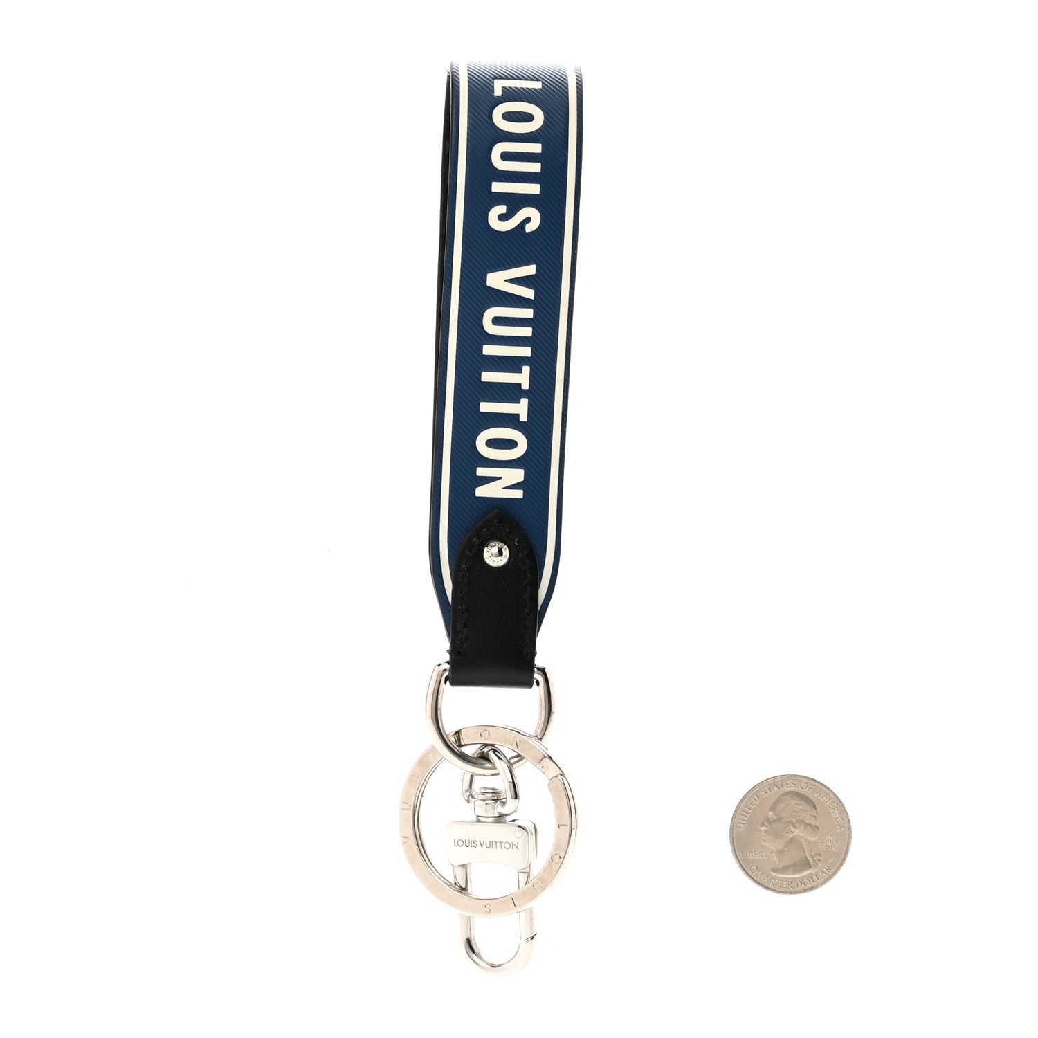 Louis Vuitton Capital LV Bag Charm Key Holder Blue 2 of 5