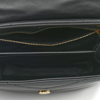 Saint Laurent Calfskin Y Quilted Monogram Toy Loulou Crossbody Bag Black 5 of 12
