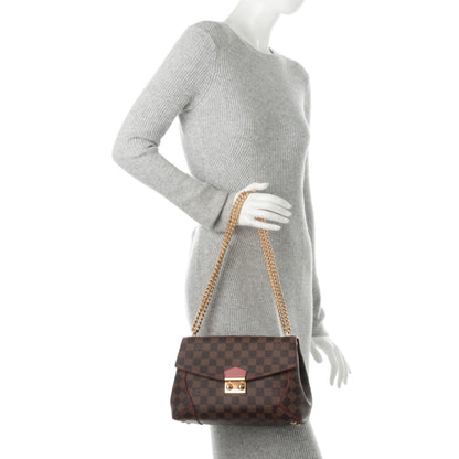Louis Vuitton Damier Ebene Caissa Clutch Cherry 2 of 8