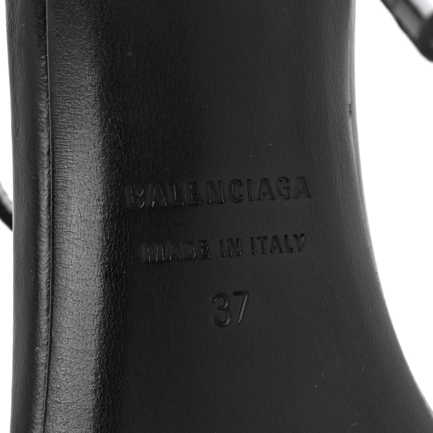 Balenciaga Calfskin Honey 90mm Sandal 37 Black 7 of 8