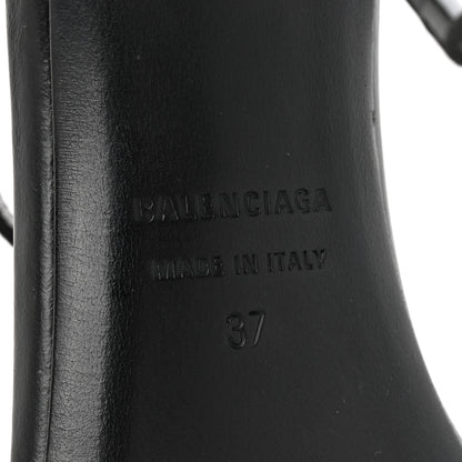 Balenciaga Calfskin Honey 90mm Sandal 37 Black 7 of 8