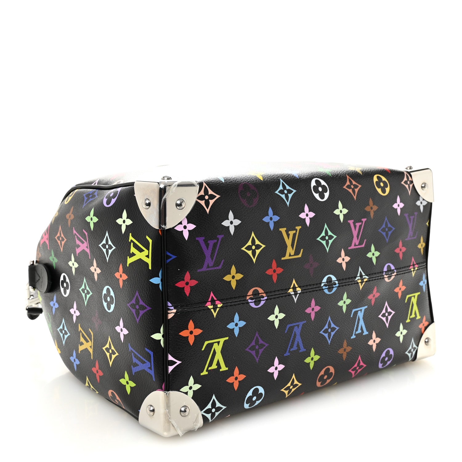 Louis Vuitton LV X TM Monogram Multicolor Speedy Soft 30 Black 4 of 9