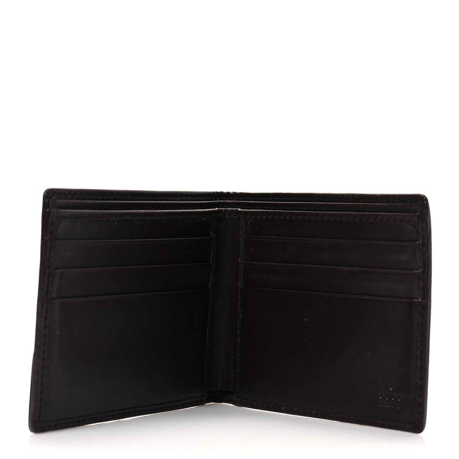 Gucci Monogram Britt Bi-Fold Wallet Dark Brown 5 of 6