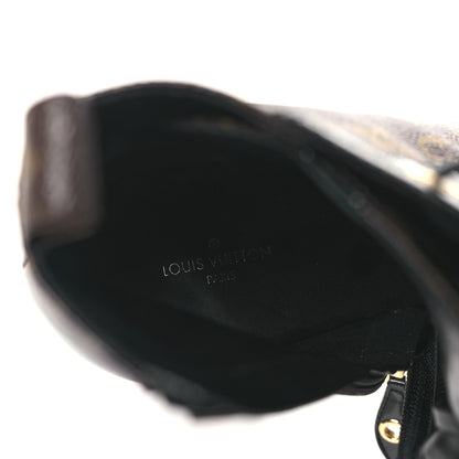 Louis Vuitton Patent Calfskin Monogram Star Trail Ankle Boots 41 Black 8 of 8