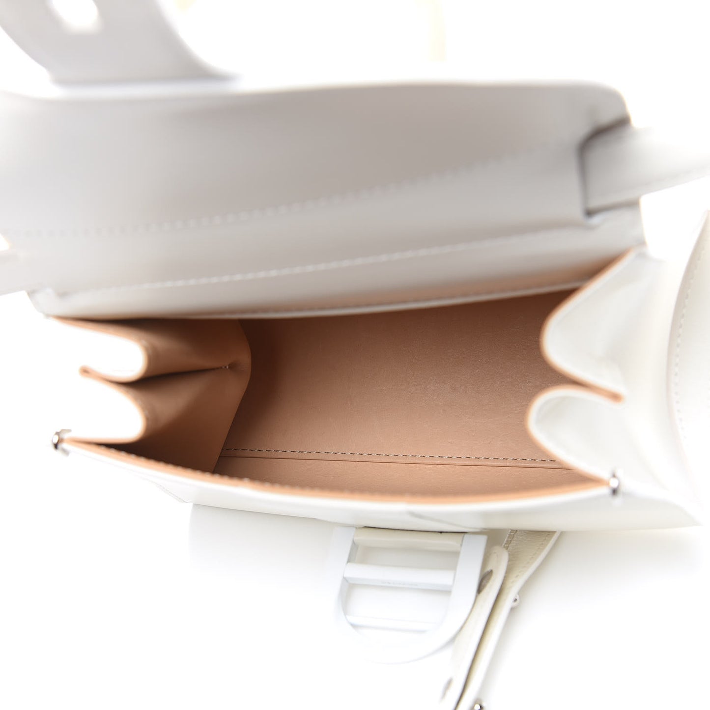 Calfskin Mini Brillant Satchel Ivory