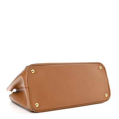 Prada Saffiano Lux Medium Tote Caramel 4 of 9