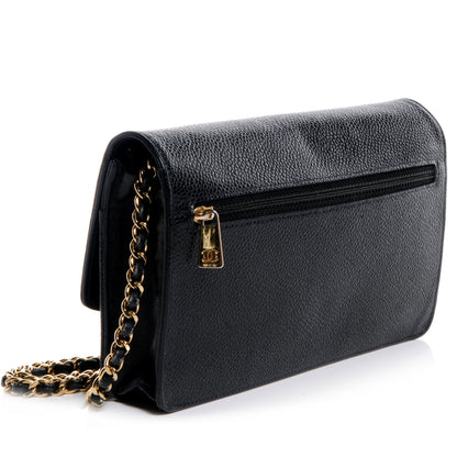 Chanel Caviar Wallet on Chain WOC Black 2 of 8