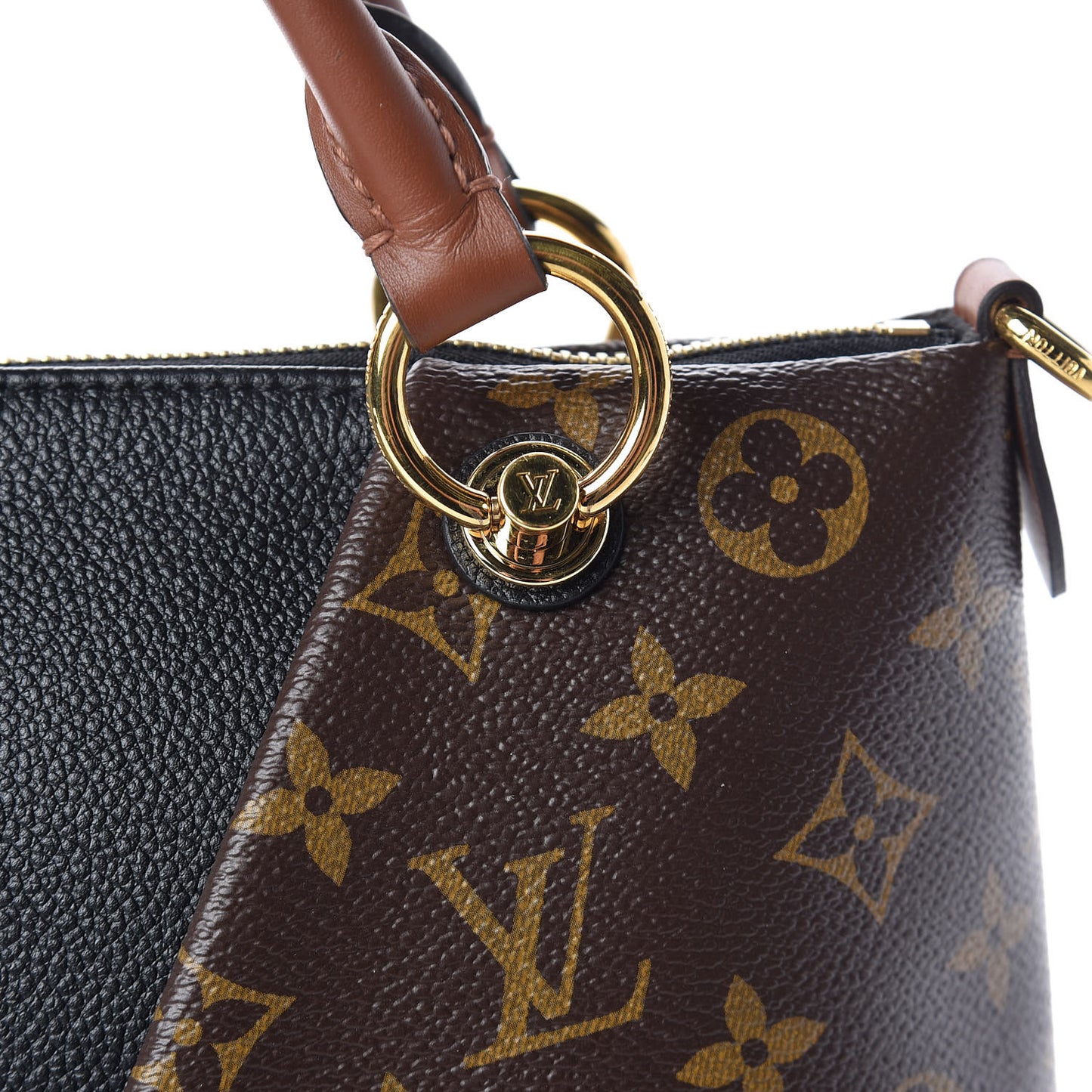 Monogram V Tote MM Black