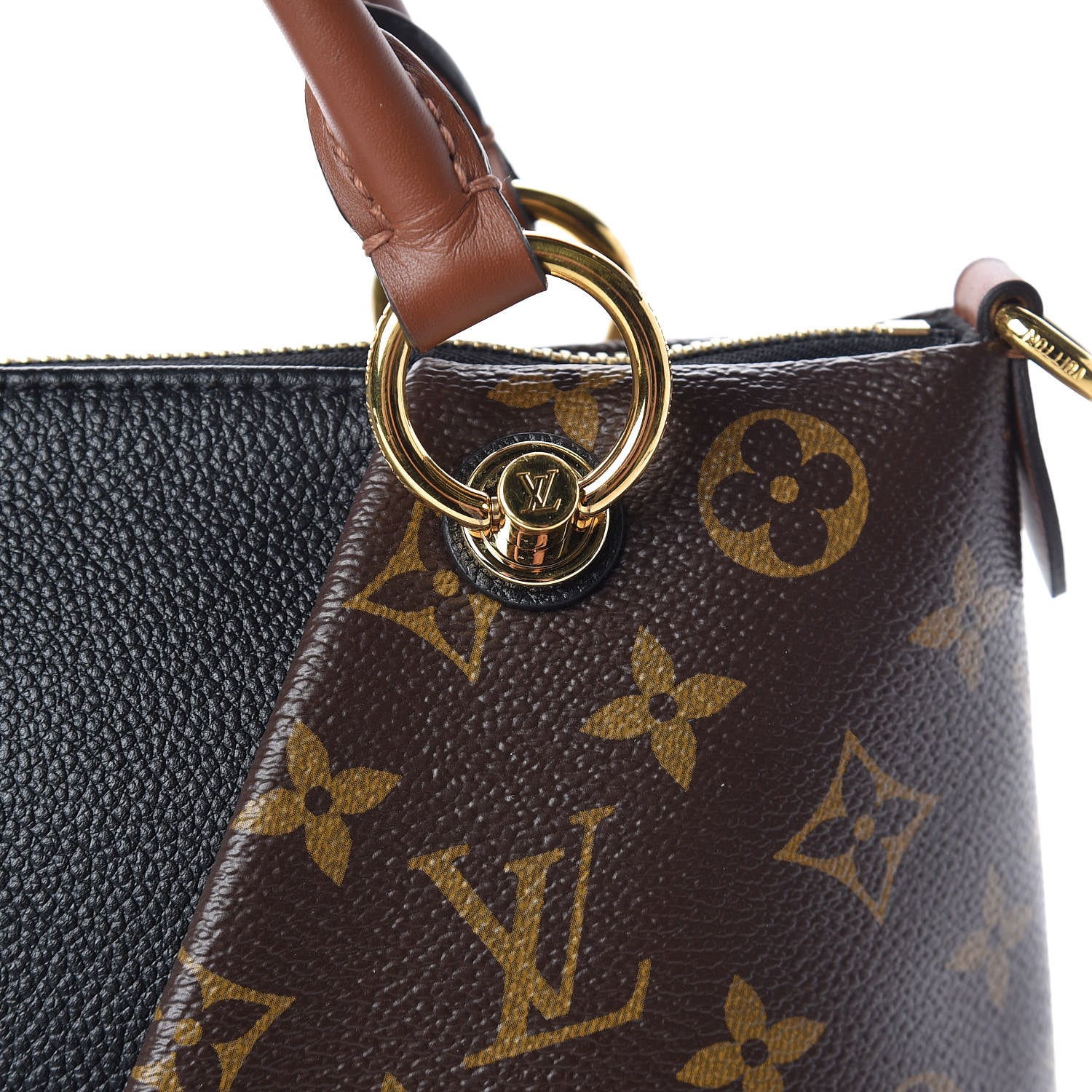 Louis Vuitton Monogram V Tote MM Black 11 of 12