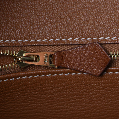 Hermes Natural Barenia Faubourg Birkin 30 Fauve 23 of 35
